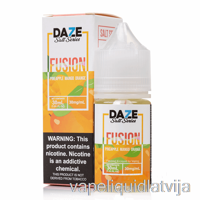 Ananāsu Mango Apelsīns - 7 Dusmas Sāls - 30ml 30mg Vape šķidrums